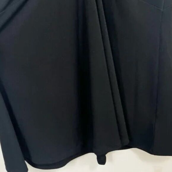 J. Crew Ci890 Black Ruched Center-seam Dress In Matte Jersey For Women  size med - Picture 5 of 10